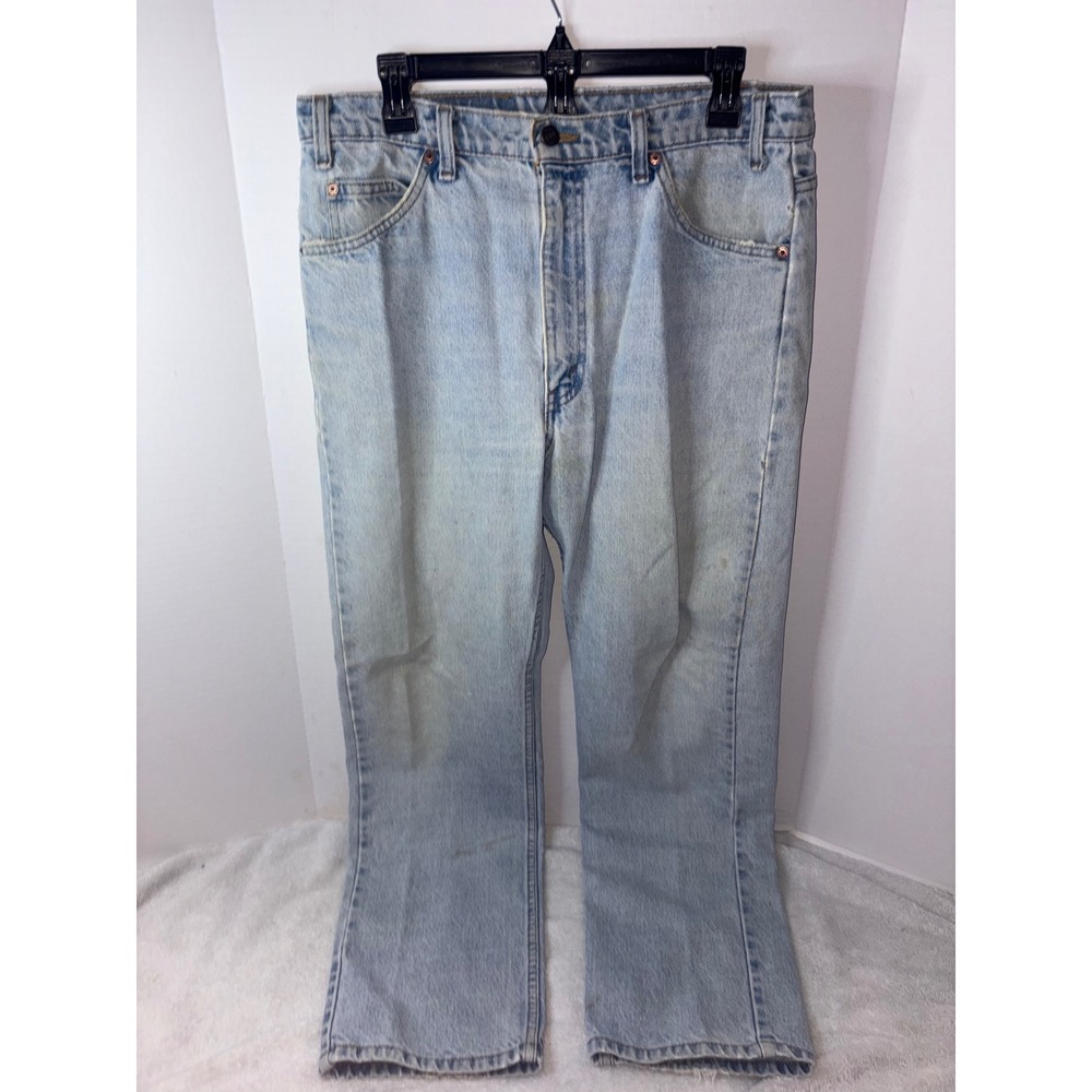 Levi's 550 Jeans Light Wash Relaxed Fit Tapered Leg Mens Size 36x30